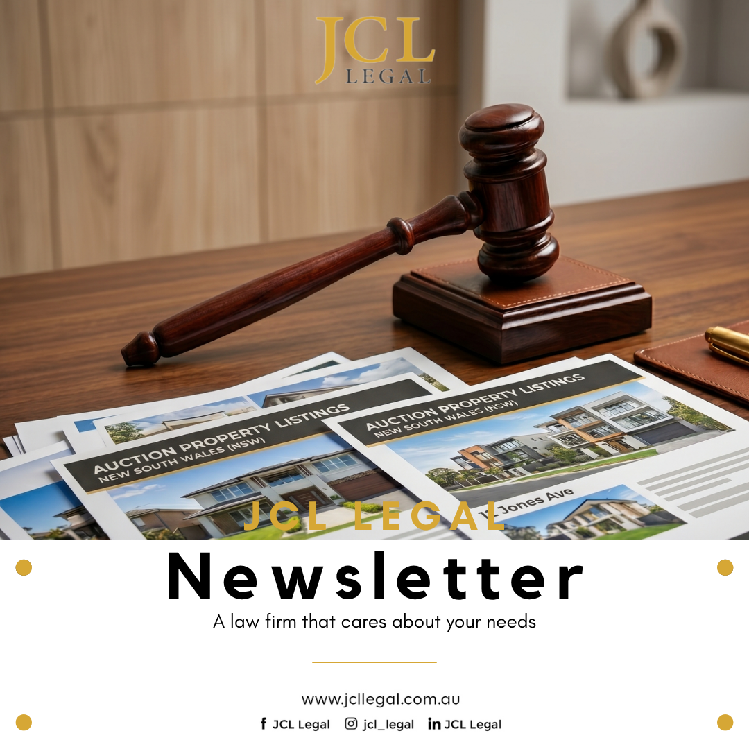 NSW property auction laws