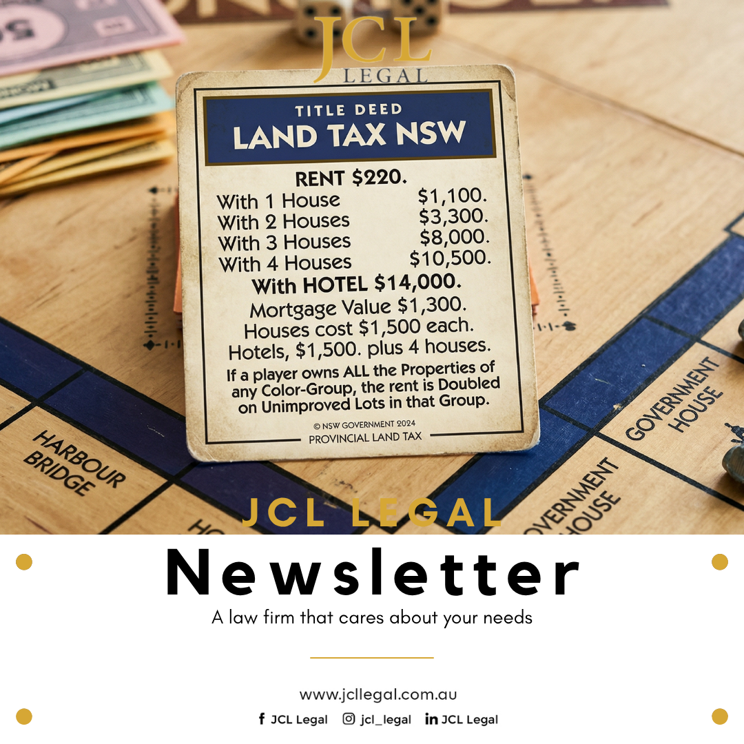 NSW Land Tax Update