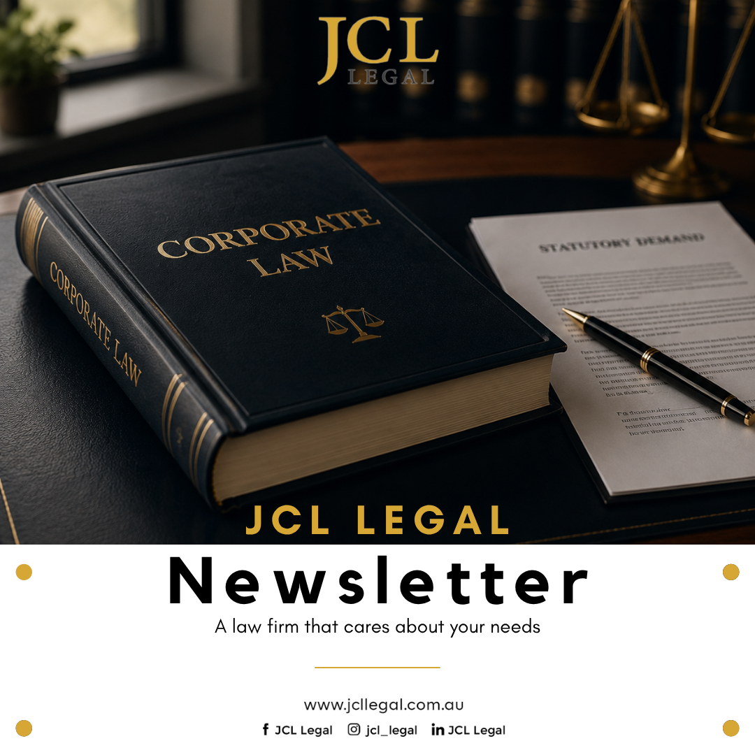 Statutory Demands Newsletter